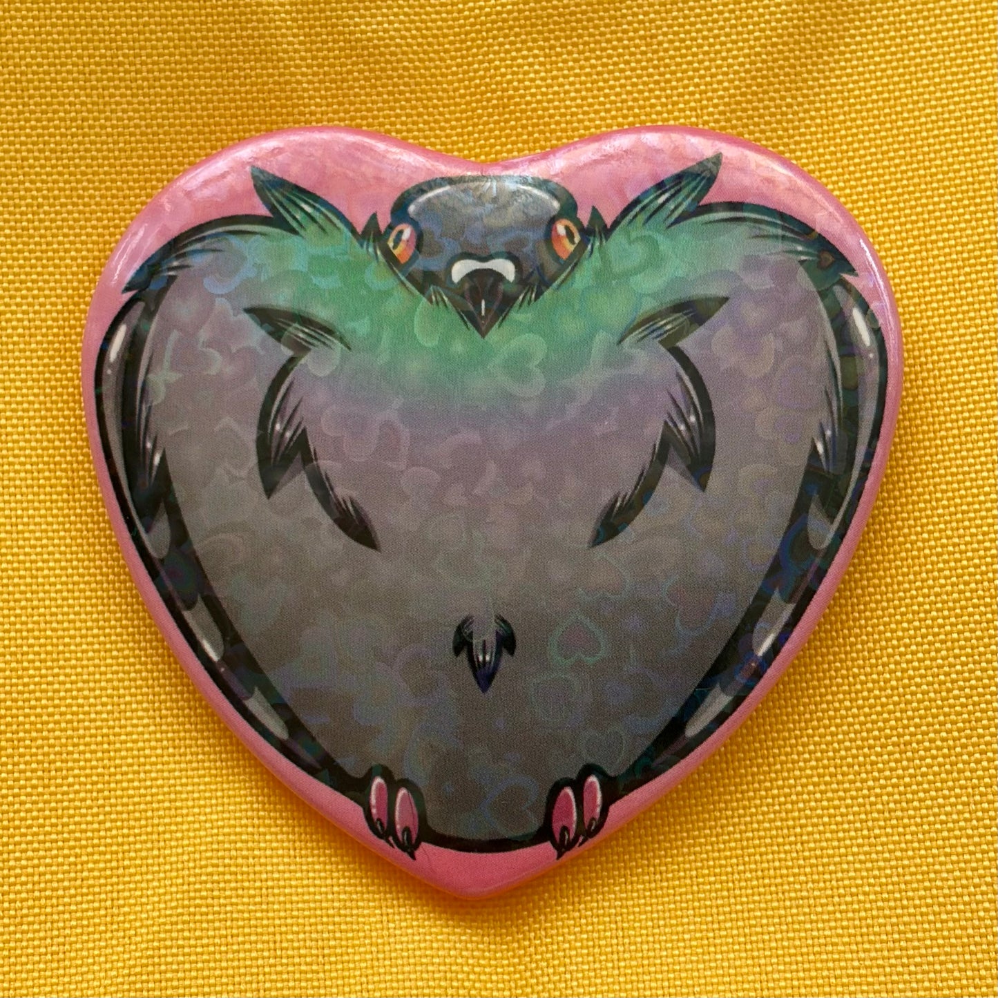 Pigeon Heart Button